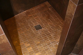 Sol et carrelage douche italienne